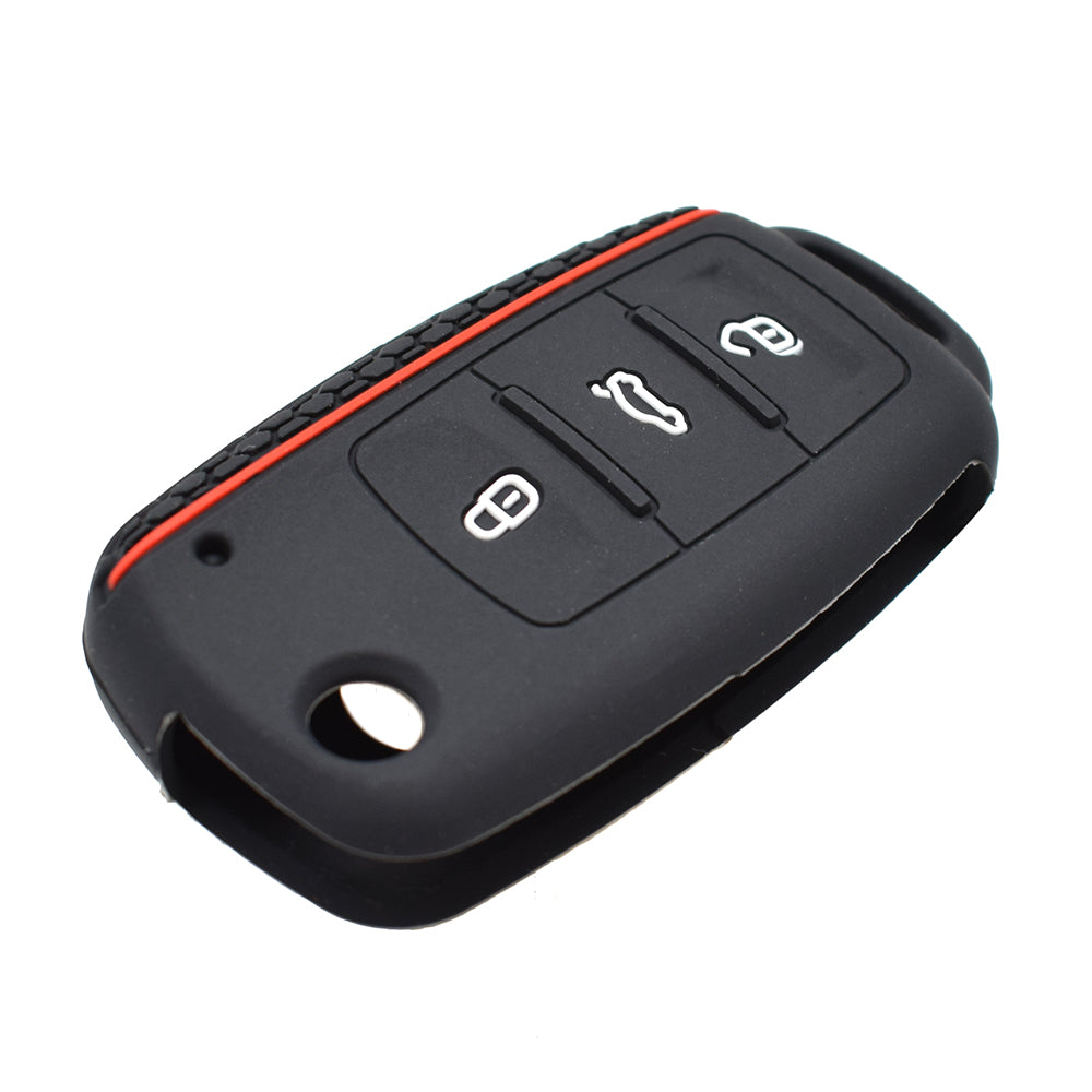 New Design Silicone Car Key Case for VW Jetta Passat Beetle Bora Tsi Car  Flip Remote Key Cover Silicone Protect - China Silicone Car Key Case for VW  and Car Flip Remote