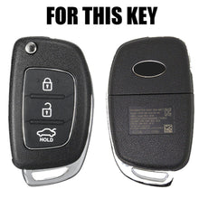 Load image into Gallery viewer, For Hyundai Creta I20 Tucson Elantra Santa fe Silicone Remote Key Case Fob Shell Cover Skin Jacket Sleeve 2016 2017 2018 2019
